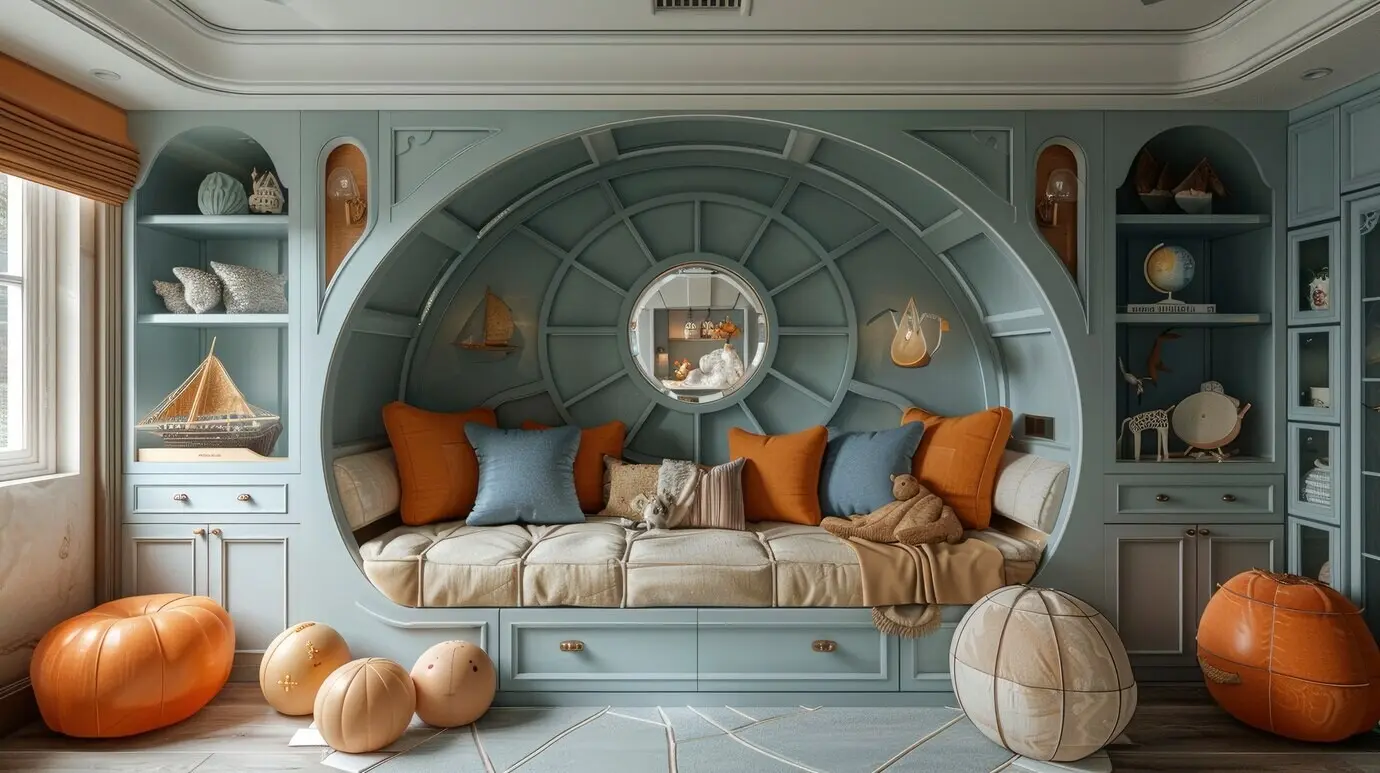 Zimmer für Kinder in sanften Pastelltönen